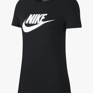 Nike Black Fitted Short Sleeve Tee